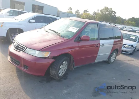 2004 Honda Odyssey Ex-L z USA, uszkodzony, nr VIN 5FNRL18014B047814